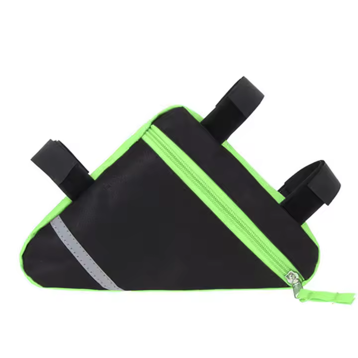 Niucom bolsa para bicicleta alforja para bici con tejido impermeable y cierre con cremallera puntos de anclaje ajustables - 1