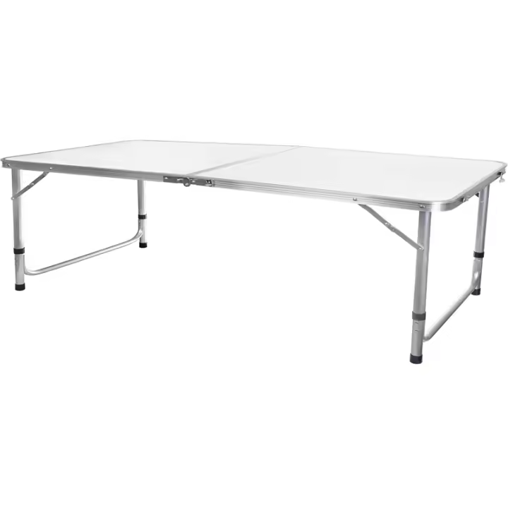 Mesa Plegable Rectangular Varias Alturas | Mesa Auxiliar Plegable Multiusos - 1
