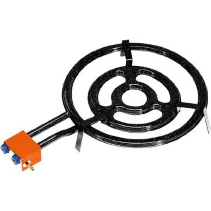 Garcima paellero gas l50-3 aros 2 fuegos plano 76050 - 1