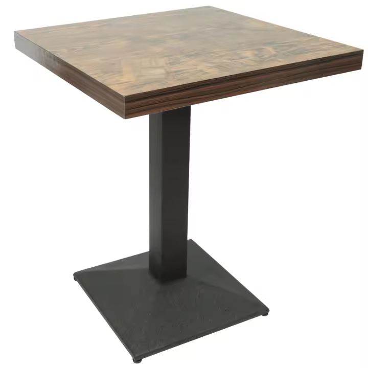 Mesa bistro Mesa de bar Mesa auxiliar Mesa de jardín MDF 60*60*75cm Retro - 1