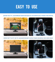 Cámara De Retrovisores LED HD MJDOUD Con Pantalla De Monitor Para Coche 9-36V Para Parqueo Pantalla De 4.3 Pulgadas - details 10