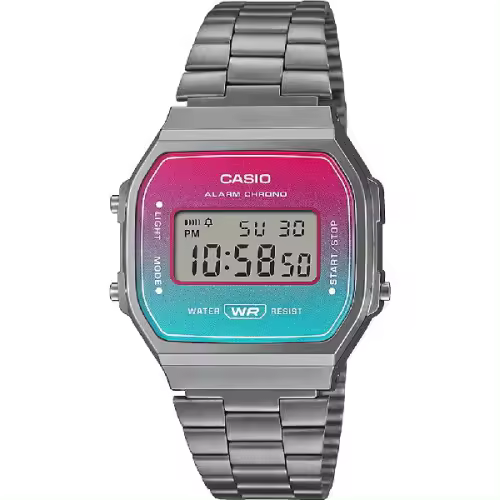 Casio Original A168WERB-2AEF Reloj Unisex Digital Gris - 000360115 - 1