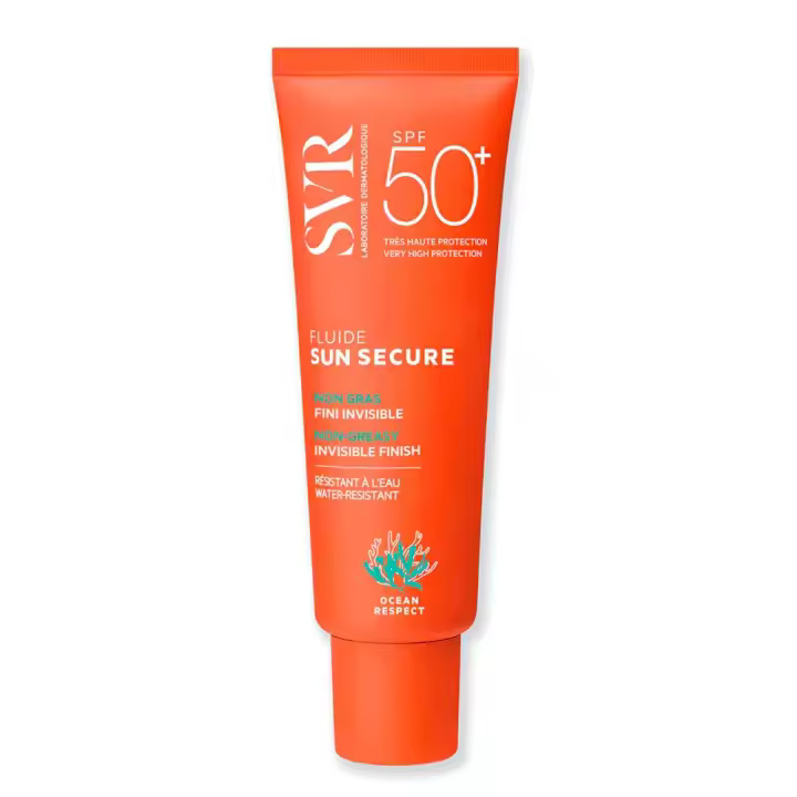 SVR Sun Secure Fluido SPF50 50ml - Amplio Espectro - Protección UVA y UVB - Previene Quemaduras Solares - Fórmula Ligera - Todo Tipo de Pieles - 1