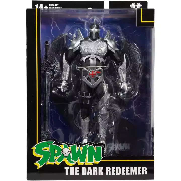 MCFARLANE TOYS - Figura de acción The Dark Redeemer Spawn -  Diseñada con ultra articulación - Esta figura se muestra en una caja con ventana temática Spawn - Coleccionable -  Recomendado para mayores de 14 años - 1