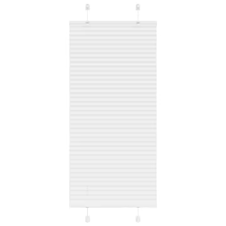 Estor Plisado blanco 55x150 cm Tela Ancho 54,4 cm Poliéster - 1