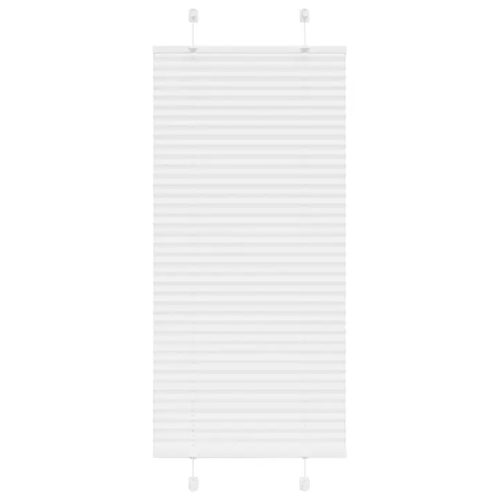 Estor Plisado blanco 55x150 cm Tela Ancho 54,4 cm Poliéster - 1
