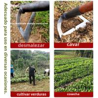 Pala Hueca De Acero Para Rascar Y Engrasar En Jardín Y Granja Con Mango Herramienta Multifuncional De Jardinería Y Agricultura - details 6