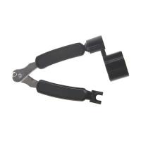 Herramienta De Reparación De Guitarra 3 En 1 Negro Afinador De Cuerdas Cortador De Cuerdas Y Retirador De Pines Del Puente - details 10