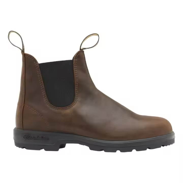 Botas Marrones Blundstone Antique Brown Leather con Forro de Piel y Material Sintético - 1
