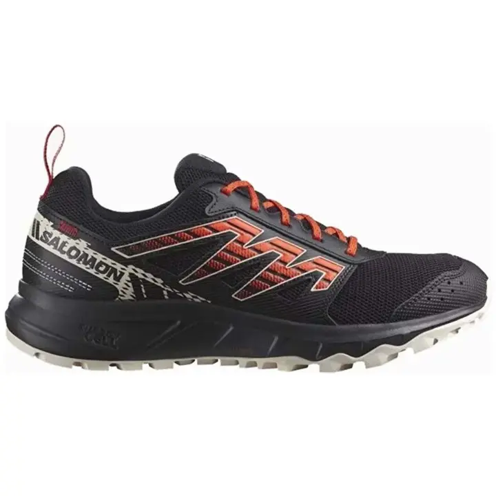 Zapatillas De Trail Salomon Wander Negro/Gris/Naranja Hombre - 1