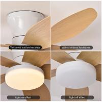 Lalumia  LED Ventilador de Techo 42" con Luz LED Regulable – 3000K-6000K, Madera Claro, 85-265V - details 2