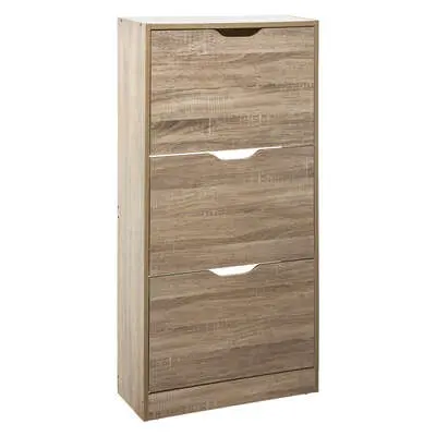 Factory Cuadros Zapatero Ottawa Madera 3 Cajones 115x60x24 Cm - Práctico y Cómodo - 1