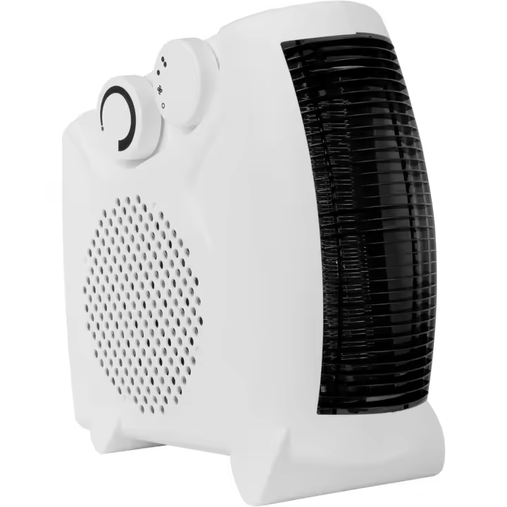 Calefactor Eléctrico Portátil 2000W Bajo Consumo | Termoventilador Silencioso con 2 Niveles de Calor, Termostato Regulable y Protección de Seguridad | Calefactor Vertical y Horizontal para Hogar y Oficina - 1