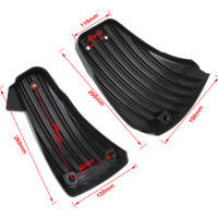 Cubiertas Laterales De Batería De Plástico ABS Para Motocicleta Harley Softail M8 Breakout Fat Boy FXDR Street BOB 2018-2022 Fijación Con Pegamento Y Tornillos - details 5