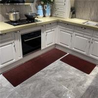 VIKAMA Alfombra De Cocina Impermeable Antideslizante Con Estampado De Rayas Adecuada Para Zona De Lavado De Platos Y Baño Decoración Del Hogar Alfombra De Piso Para Adultos Limpieza Mecánica Y Manual - details 3