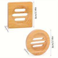Cepillo De Limpieza De Bambú Para Platos Y Sartenes De Hierro Fundido Escobilla De Madera Para Cocina Con Soporte De Jabón - details 3
