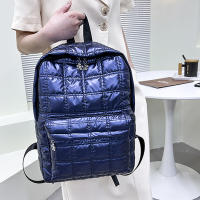 Mochila De Invierno Yogodlns Espacio Algodón Para Mujer Gran Capacidad Escuela Bolsa Viaje Nylon Impermeable Rucksack Estudiante Pack Femenino - details 7