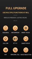 Auriculares Inalámbricos Pro6 De Moda Nueva Logo Original 2do 3er Hifi Auriculares In-ear Para iPhone Con Control Táctil Y Soporte Para Siri Y Google Assistant - details 5