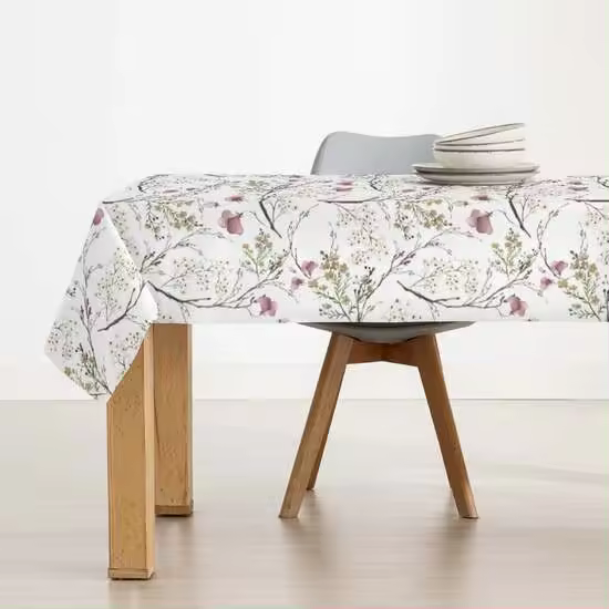 BL BELUM - Mantel Antimanchas Varios Tamaños  - Mantel Tacto Extrasuave Color Multicolor - Mantel 100% Made in Spain Tejido 100% algodón orgánico - Mantel Modelo 0120-342 - 1