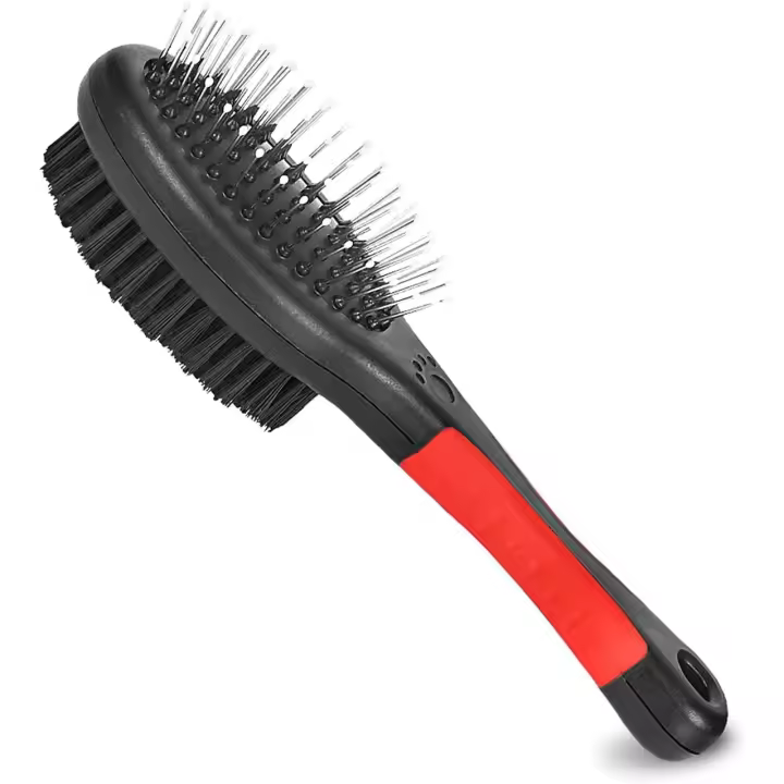 Perro cepillo para el aseo de pelo largo y corto-Grooming peine para desenredar y cerrar la suciedad - 1