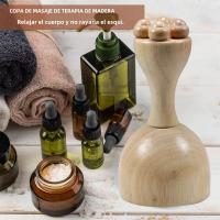 FITPERT Copa De Terapia De Madera Para Modelado Corporal Y Reducción De Celulitis Herramienta De Masaje Para Drenaje Lírico - details 7