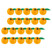 20 Pcs Frutas Artificiales Naranja Mandarinas Decoraciones De Imitación Para Escritorio Adornos De Escena Fotografía Propiedad De Algodón Origen China Continental - details 2