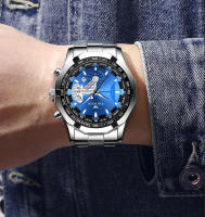 Reloj De Pulsera Deportivo Militar De Lujo 2024 Relogio Masculino Resistente Al Agua De Acero Inoxidable Calibre De Cuarzo Moda Casual - details 13