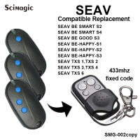 Control Remoto Para Garage Universal Clon SEAV TXS1 TXS2 TXS3 TXS4 TXS6 BE HAPPY S1 S3 SMART S2 8 Dips Código Fijo 433MHz - details 0