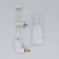 Botella De Agua Automática Para Perros Y Gatos 130ml Accesorios Para Jaulas De Conejos Y Chinchillas Colgante Y Anti Desbordamiento - details 6