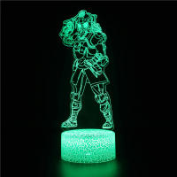 Lámpara De Noche LED 3D Anime APEX Legends Hero Red Dead Redemption 2 Figura Con Ilusión De Luz Roja Para Niños Regalos De Iluminación De Ambiente - details 11