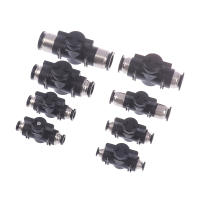 Conectores Rápidos De Juntas Pneumáticas Tubo De Aire Plástico BUC 4mm 6mm 8mm 10mm 12mm 14mm 16mm Plug Push into - details 2