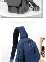 Bolsa De Pecho Casual Impermeable De Negocios Oxford Unisex Gran Capacidad Estilo Casual Decoración Sin Nada Cierre De Cremallera - details 14