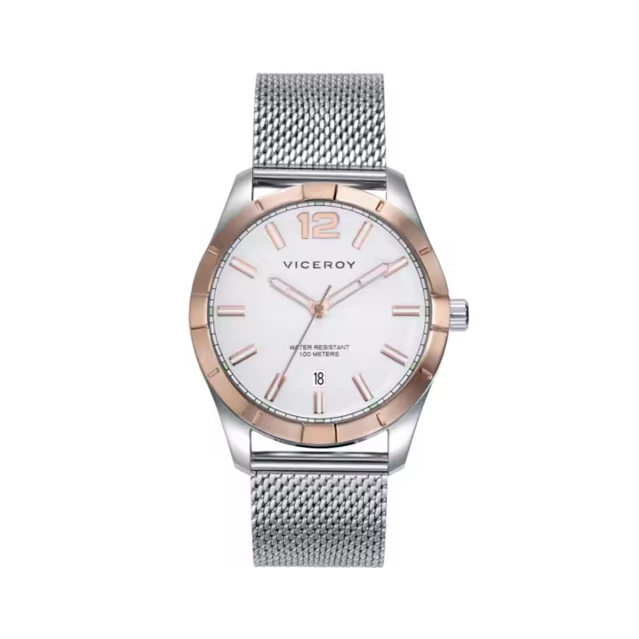 Reloj Viceroy Hombre Acero Malla Milanesa 401329-05 - 1
