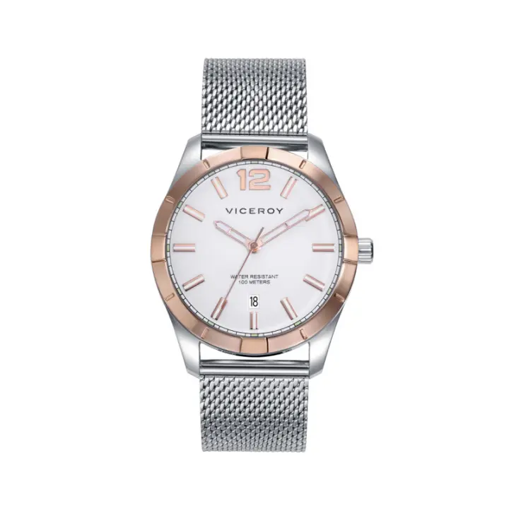 Reloj Viceroy Hombre Acero Malla Milanesa 401329-05 - 1