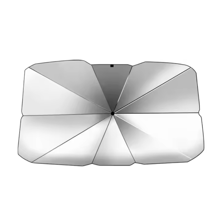 Coche para Parabrisas,Reflector Protector Calor Paraguas Ligero|Cubierta Completa y Parasol Plegable para la mayoría los vehículos 145cm x 79cm - 1