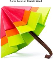 Papel de origami, colores surtidos, 200 hojas 15,2cm. Surtido de colores vibrantes; ambas caras son del mismo color Flexible y fácil de manipular; al doblarlo, retiene bien los pliegues; no se rompe con facilidad; peso de 70 g/m2 Distrilocu - details 7