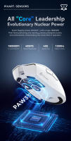 Ratón De Juego Inalámbrico Attack Shark R1 X11 Con Sensor PAW3311 18K DPI Tri-Modo Bluetooth/2.4GHz/Wireado Ligero Macro Para Gaming - details 2