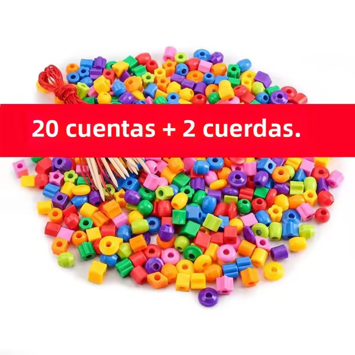 Juguetes Educativos Montessori De Correas Para Niños Y Niñas En Edad Preescolar Y Con Autismo Cuentas De Lanzamiento Primario Regalos De Entrenamiento Para Niños Y Niñas - 1