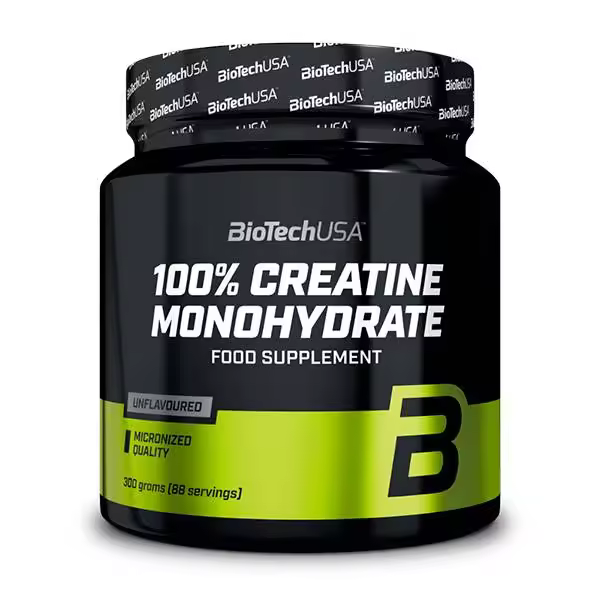 BioTech USA - 100% Creatina Monohidrato Micronizada 300 gr - Mayor rendimiento - 1