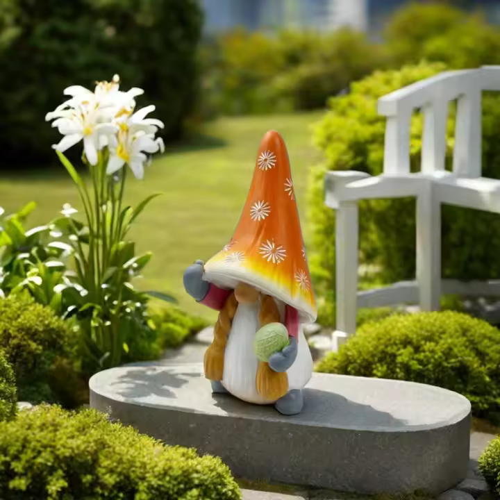 Estatua De Conejo Leido Encantadora En Resina Adorno De Jardín Ideal Para Decoración Interior Y Exterior Regalo De Pascua - 1