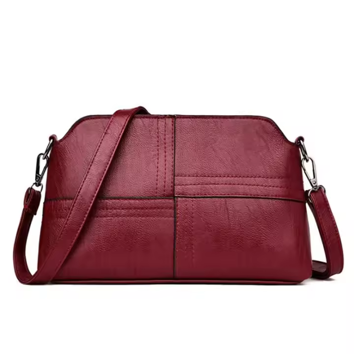Bolso de hombre Vintage de cuero PU para Mujer, Bandolera de Empalme, Diseño de lujo, Bolso de viaje para Compar - 1