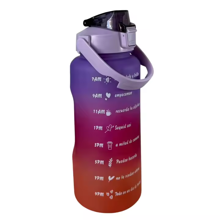 Botella de agua de Plástico 2L para Bebidas Refresco Agua, Botella de Agua Con Pajita Para deporte Gimasio,  Botellas de agua para hacer ejercicio Maxia Market - 1