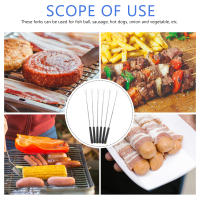 Cucharas De Tostado Telescopio Para Barbacoa Pollo Marshmallow Palillos De Asado Telescopio BBQ Herramientas De Cocina U-Shaped - details 7