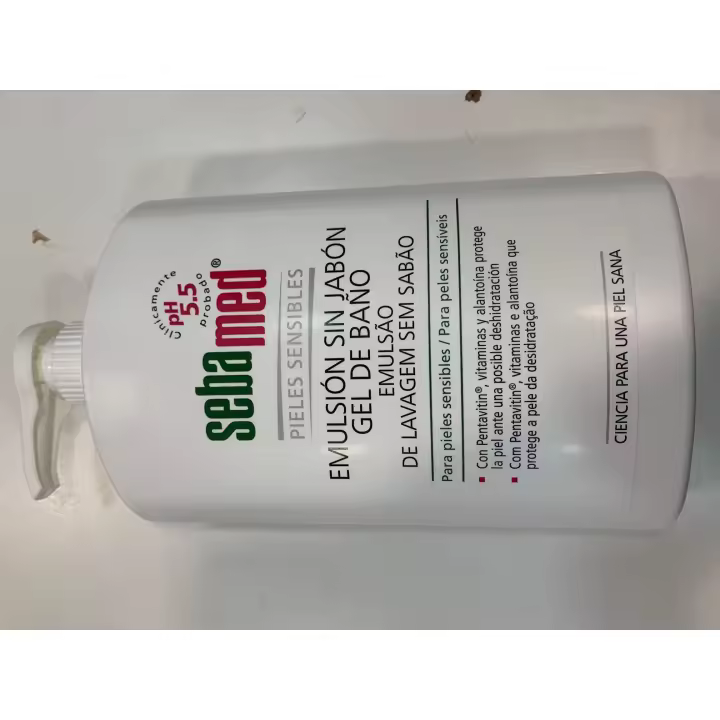 EMULSION SIN JABON GEL DE BAÑO SEBAMED - 1