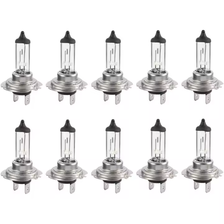 10 Uds H7 12V 55W bombillas superbrillantes bombilla halógena de xenón de Largo duración para Luz de Cruce Luz De Carretera - 1