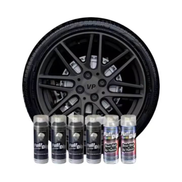 AutoFullCar - PACK 4 SPRAYS FULL DIP - GUN METAL EXTRA PROTECCION MATE - 400ml Unidad - 1