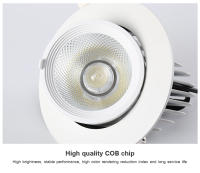 Revestimiento LED Bajo 7W COB Lámpara De Techo 12W 18W 220V 110V Iluminación LED Para Interiores Lámpara LED Insercional - details 10