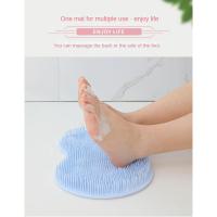 Cepillo De Baño Multifuncional Con Masajeador De Espalda Antideslizante Y Sucker Para Pies Material Duradero Para Limpieza Del Baño - details 7