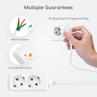 Aigostar Regleta alargador de 2/3/4/6 enchufes con cable de 1.5/3 metros,color blanco - details 4