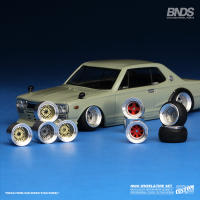 BNDS Rines De Aleación Con Neumáticos De Goma Para Vehículo De Escala 1/64 Estilo JDM VIP 8.3mm Conjunto De 4 Piezas Accesorios Detallados Para Modelo De Coche - details 3